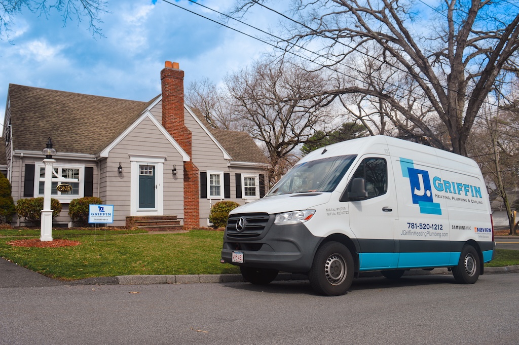 J. Griffin Heating Plumbing & Cooling North Reading service vehicle or team